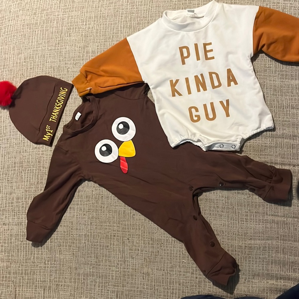 Baby 1st thanksgiving outfits